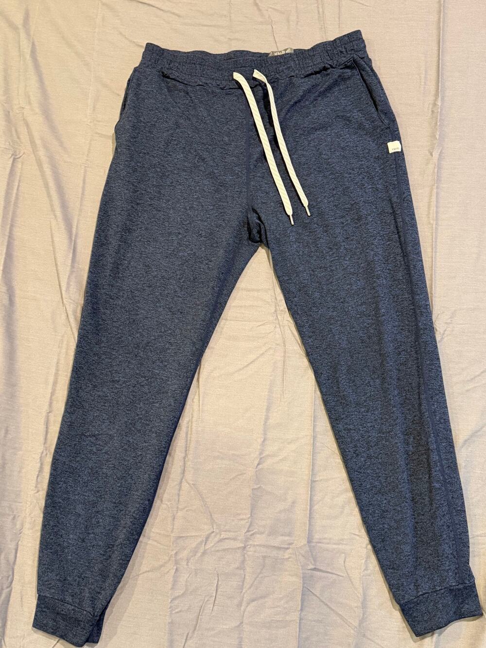 Vuori Men's Performance Jogger Size M Navy Heather